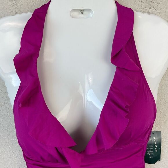 NWT Lauren Ralph Lauren Tankini Top Size 10 - Picture 2 of 6